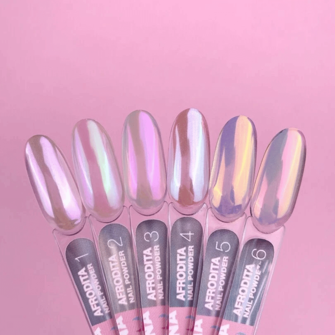Luna Afrodita Nail Chrome Powder Set