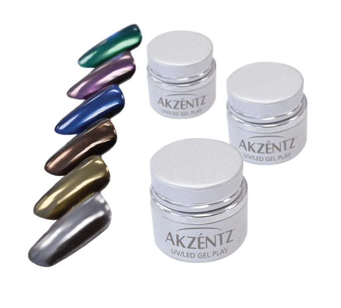 AKZENTZ GEL PLAY Pearlescent Powder- Copper