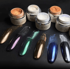 AKZENTZ GEL PLAY Pearlescent Powder- Copper