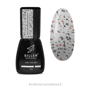 Siller Terrazzo Rubber Base #2 - Milky w/ Colored Potal