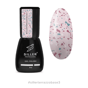 Siller Terrazzo Rubber Base #3 - Pink w/ Colored Potal