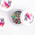 Zoo Nail Art Hexagon Mix Fairy Wings- Rainbow