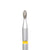 Olive E-File Nail Drill Bit - Very Fine Grit 1.6mm