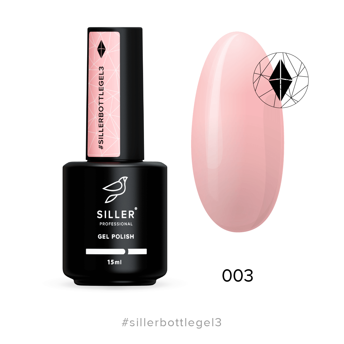 Siller Bottle Gel #3 - Peach Pink