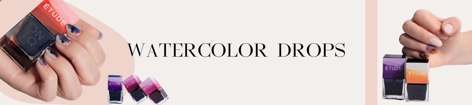 Watercolor Nail Art, watercolor paint