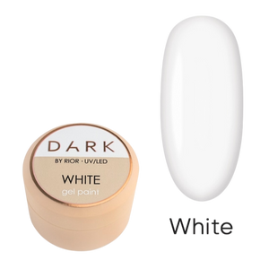 DARK White Gel Paint, 5g