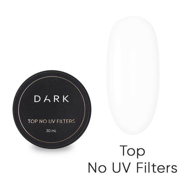 Dark no wipe top, No UV filters, 15ml and 30ml