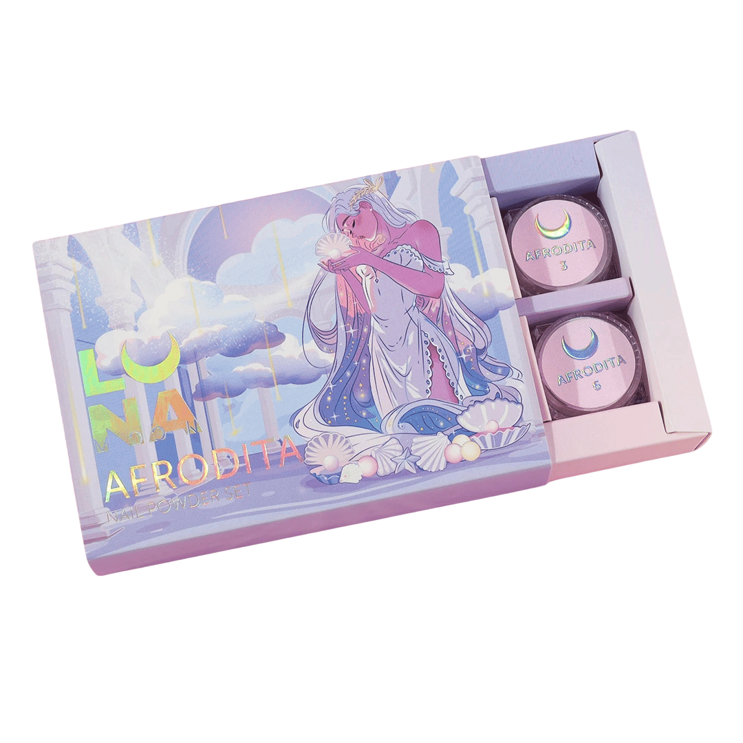 Luna Afrodita Nail Chrome Powder Set