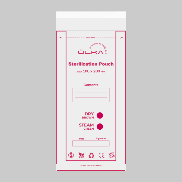 ULKA Sterilization pouches with indicator (100x200)