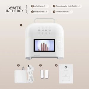 ONAIL Rechargeable AI Nail Lamp (SUNX PRO MAX) - White
