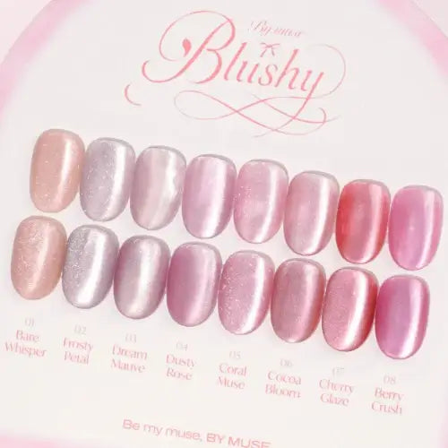 BY MUSE Blushy- 8 PCS Cat Eye Gel Collection