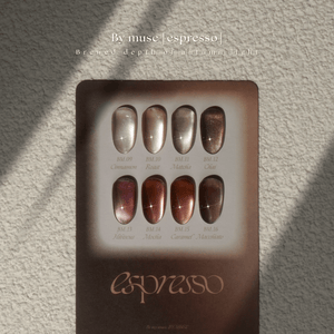 BY MUSE Espresso- 8 PCS Cat Eye Gel Collection