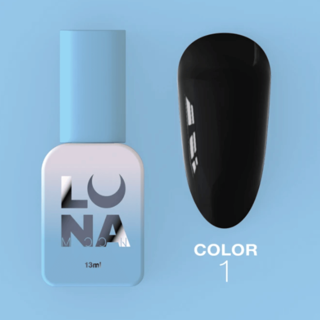 Luna Gel Polish No. 01- Black