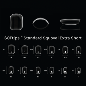 SOFTIPS™ Squoval Extra Short Refill Bags - 50PCS