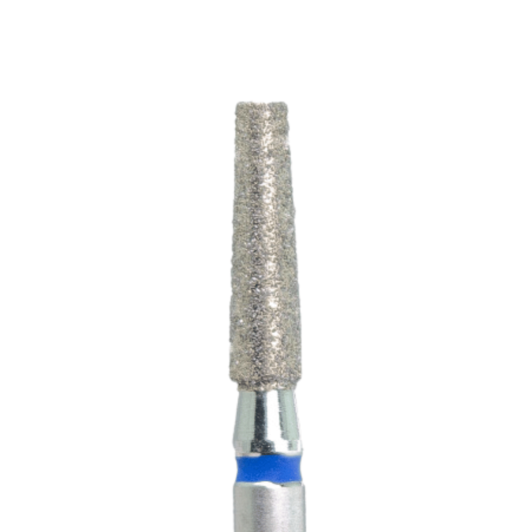 Tapered Cone E-File Nail Drill Bit - Medium Grit (Blue)