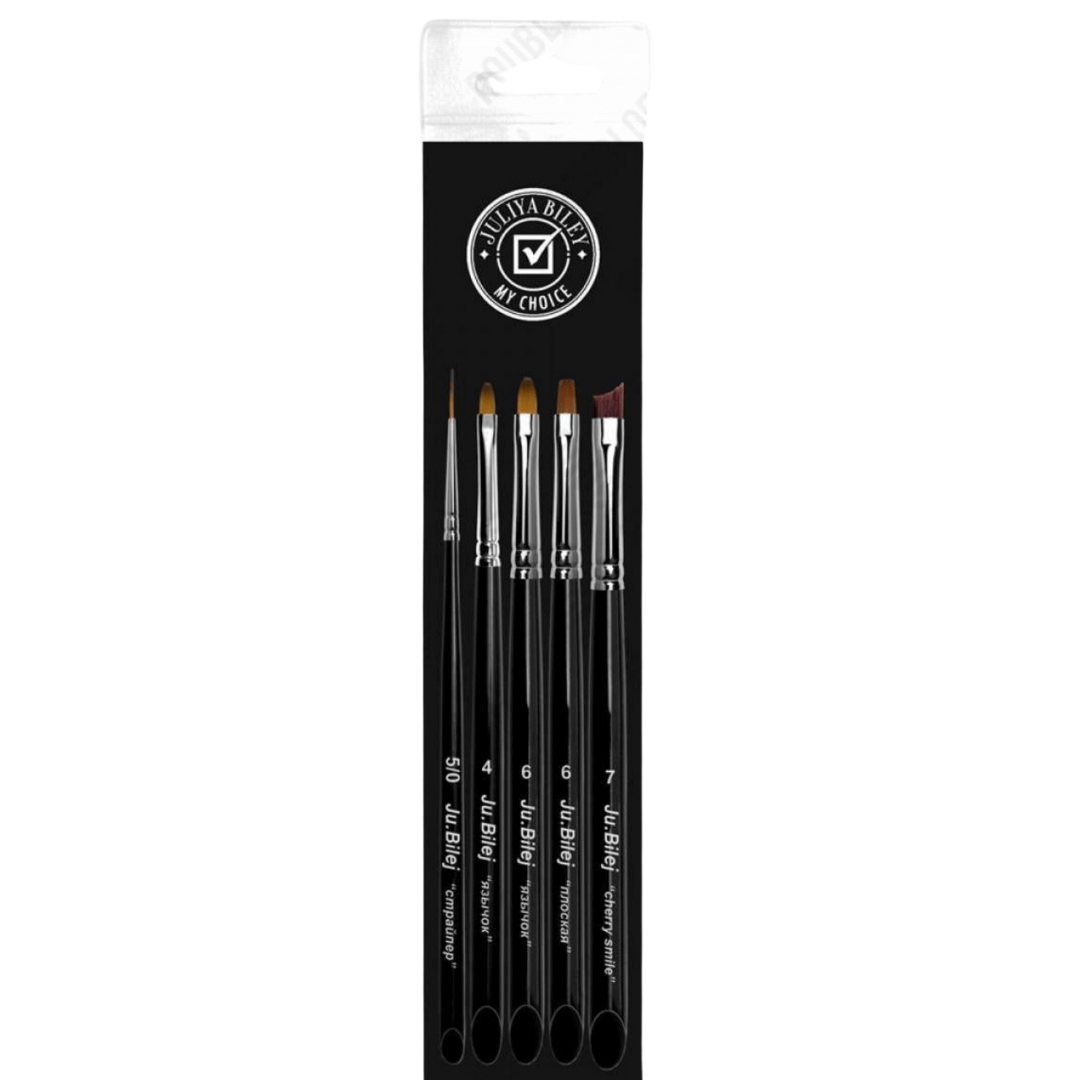 Ju.Bilej No. 8 "Gel Master" Brush Set