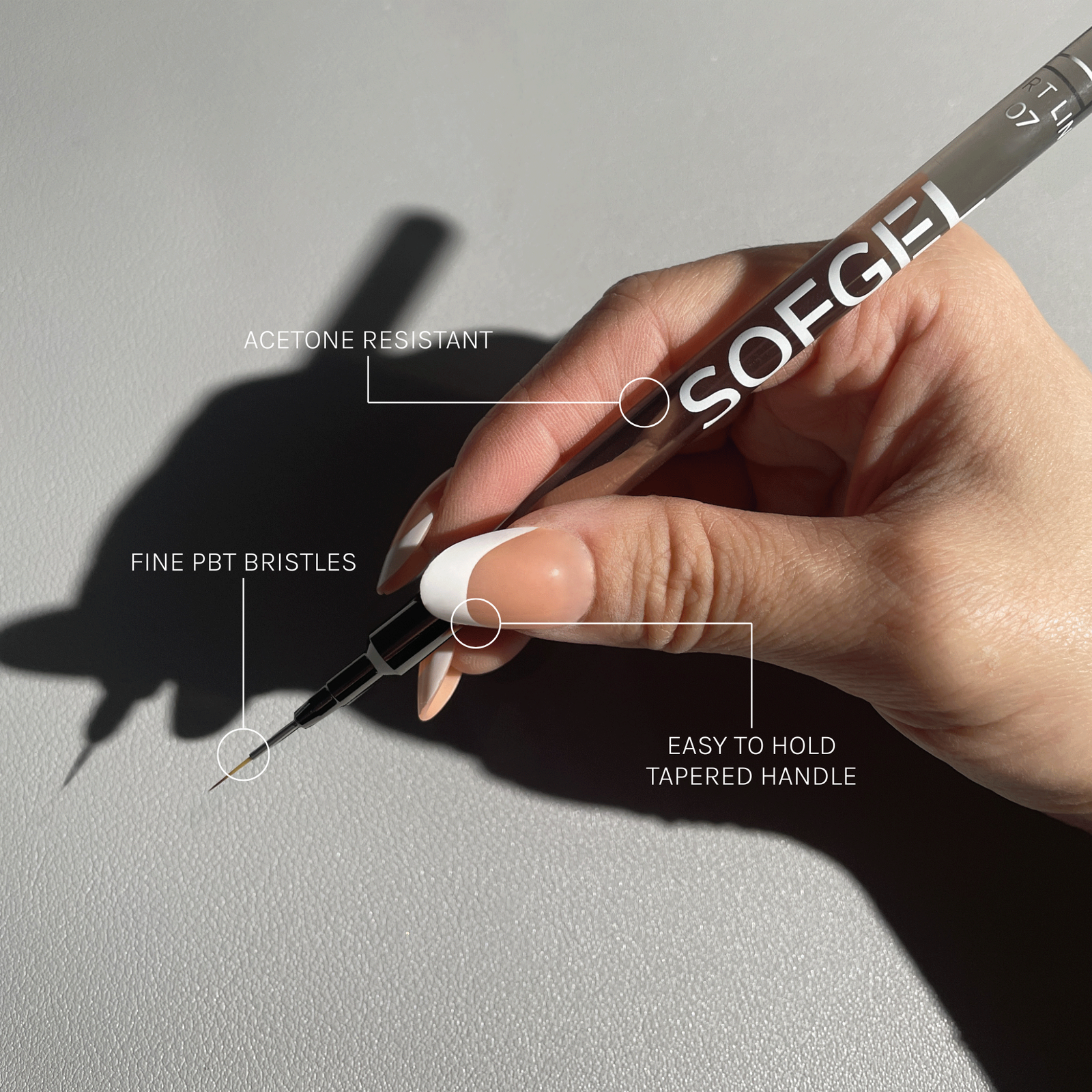SOFGEL Short Liner Brush - 7mm