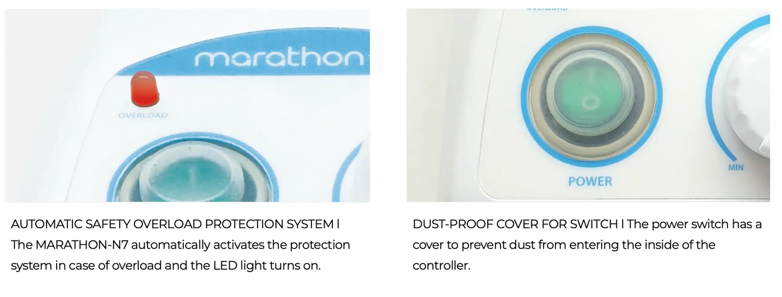 Saeyang Marathon-N7 + SH30N HP E-file Nail Drill- White