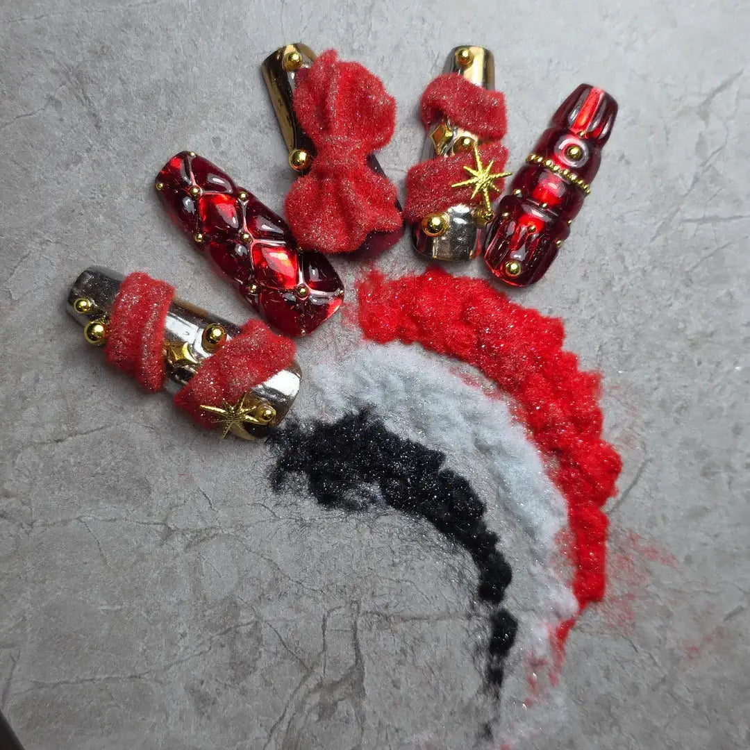 Kokoist Pushu Pushu Fluffy- 08 Red Glitter