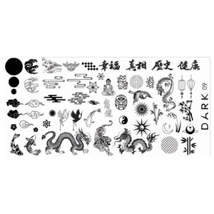 DARK Stamping Plate 09