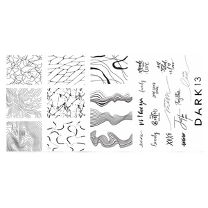 DARK Stamping Plate 13