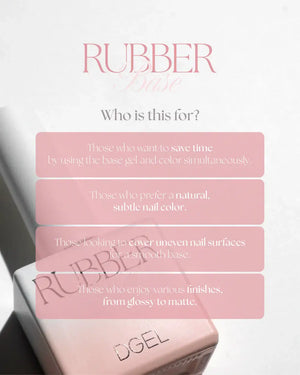 DGEL Rubber Base Gel- Lover Clear