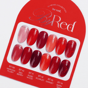 BY MUSE By Red Tint Color Gel Polish- Red Berry