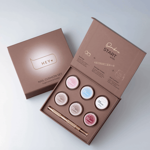 HEYLOVE (Hello) Nail Cushion set “Brown”, 6 pcs