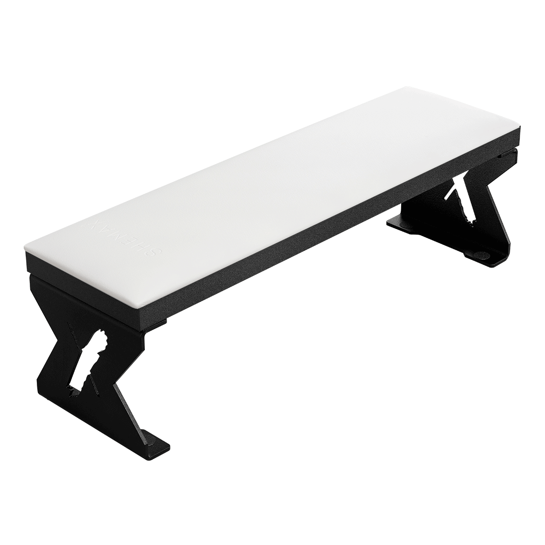 SHEMAX Armrest Luxury - White on Black