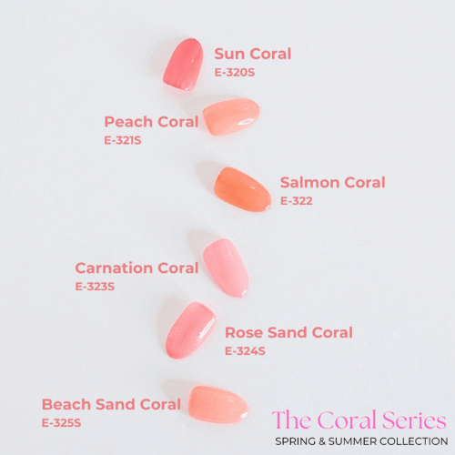 Kokoist E-321S- Peach Coral - Nail Mart USA
