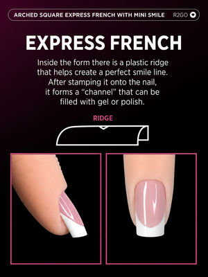 Dual Forms Ready2GO" by Maris.Kid - Arched Square Express French Mini Smile Upper Forms