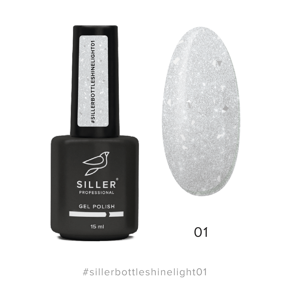 Siller Bottle Shine Light Reflective Gel #1