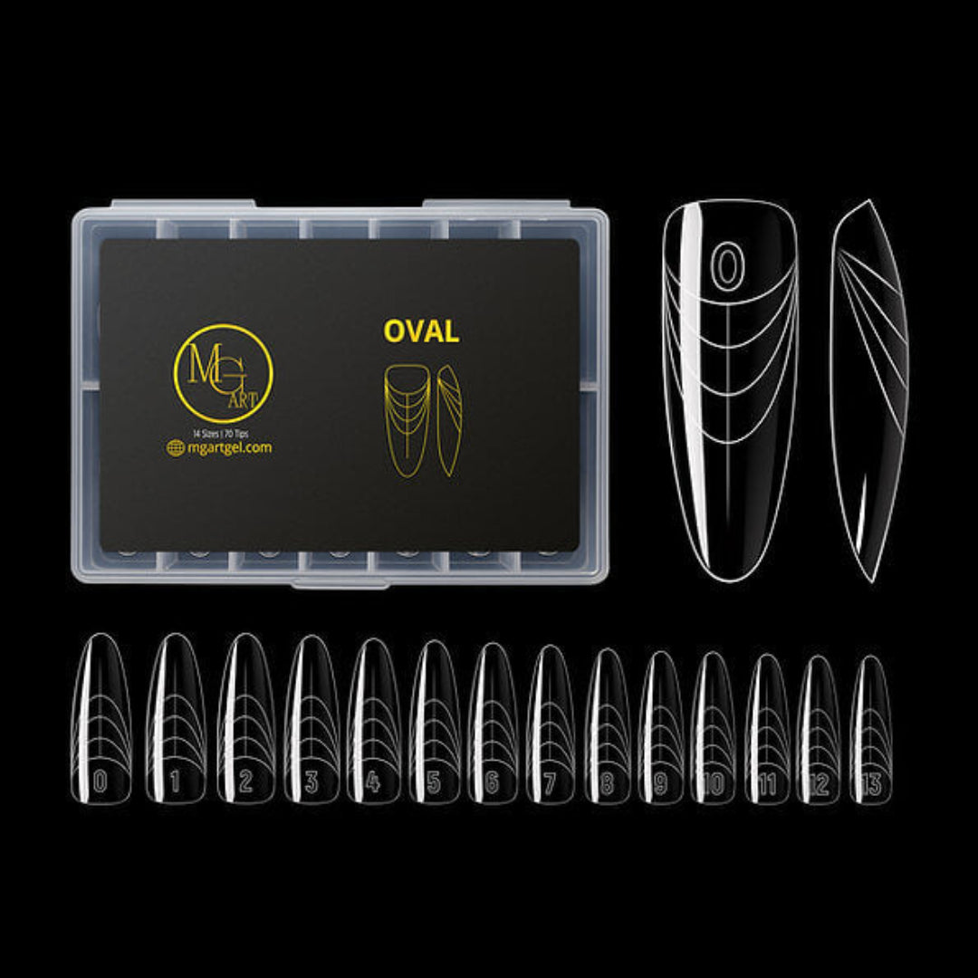 MGart Dual Forms - Oval - Nail Mart USA