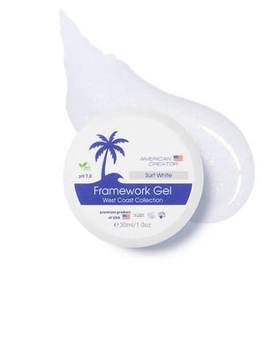 American Creator Framework Gel - Surf White