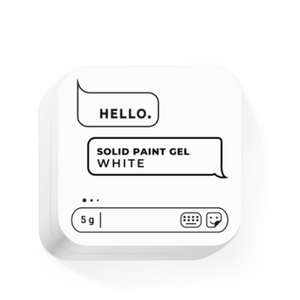 Hello Solid Paint Gel - White