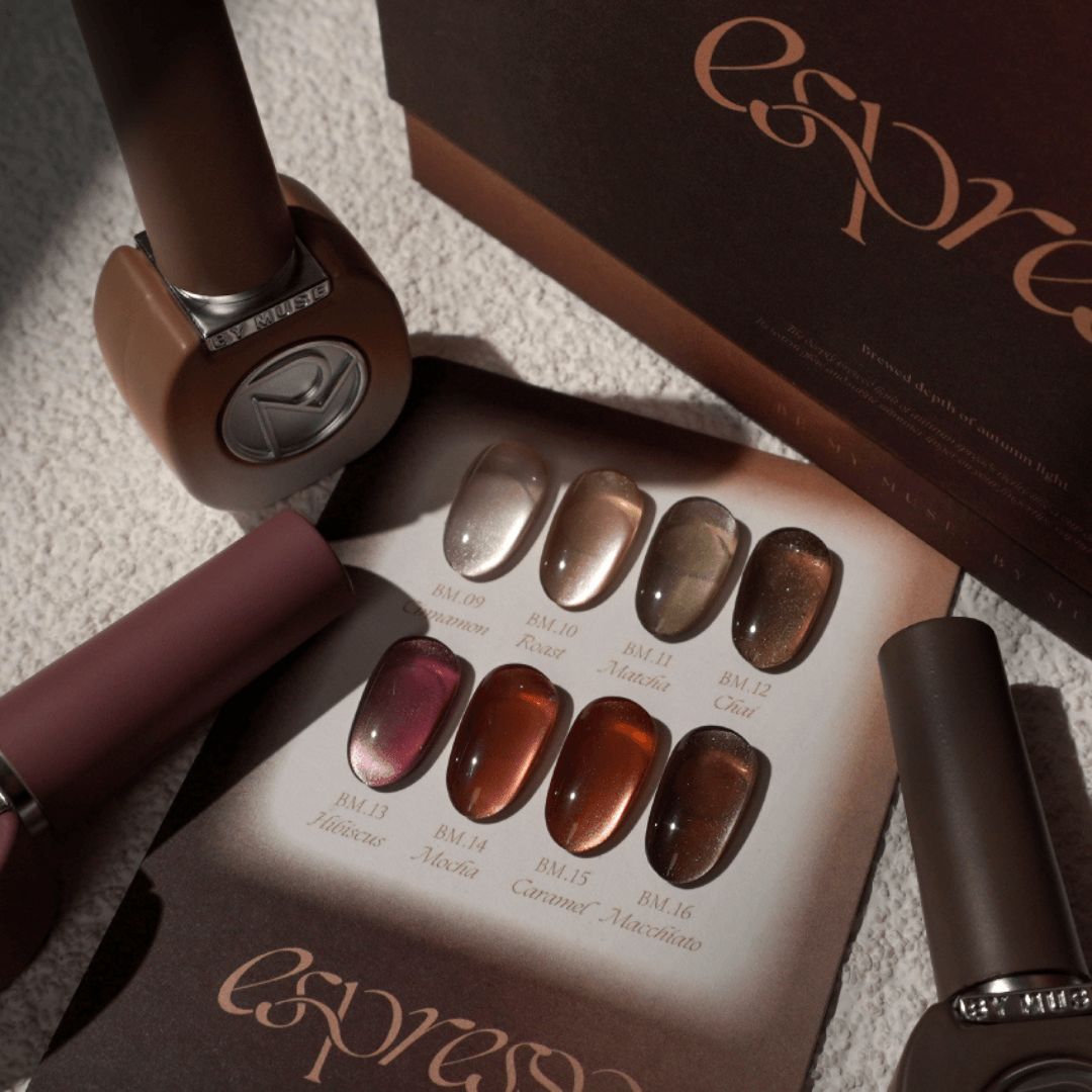 BY MUSE Espresso- 8 PCS Cat Eye Gel Collection