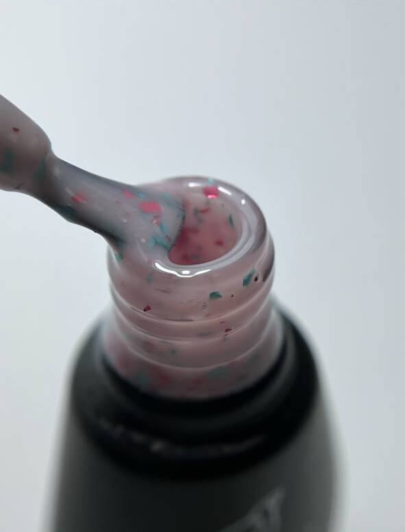 Siller Terrazzo Rubber Base #3 - Pink w/ Colored Potal