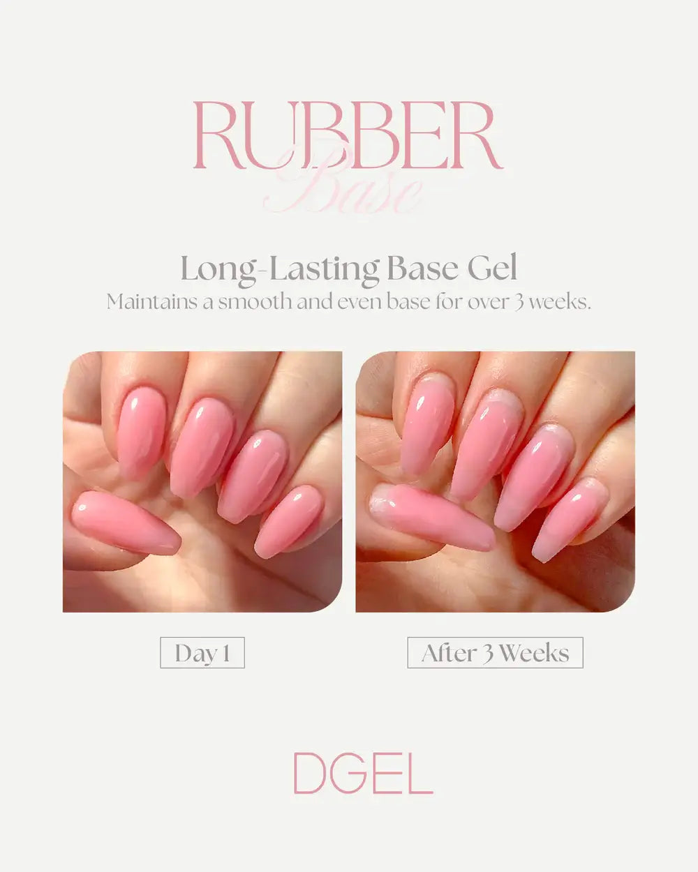 DGEL Rubber Base Gel- Lover Clear