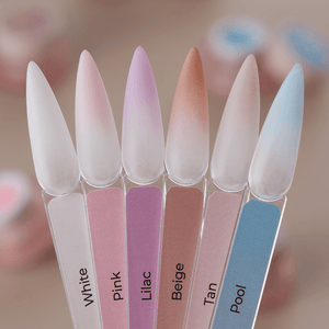 HEYLOVE (Hello) Nail Cushion set “White”, 6 pcs