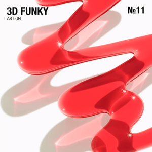 Adore Professional 3D Funky Art Gel #11- Coral Glass