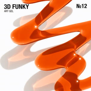 Adore Professional 3D Funky Art Gel #12- Amber Glass