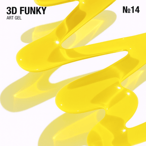 Adore Professional 3D Funky Art Gel #14- Lemon Glass