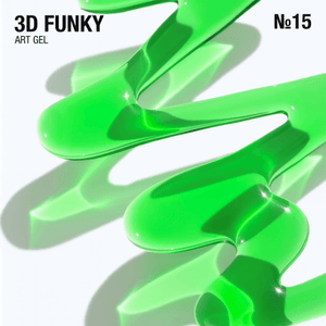 Adore Professional 3D Funky Art Gel #15- Lime Glass