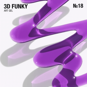 Adore Professional 3D Funky Art Gel #18- Purple Glass