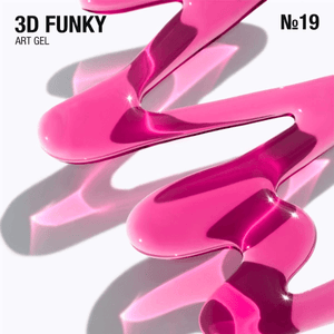 Adore Professional 3D Funky Art Gel #19- Crimson Glass
