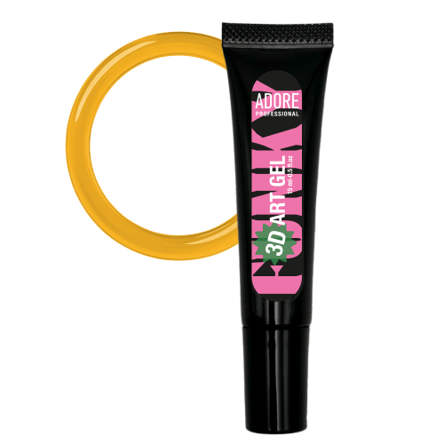Adore Professional 3D Funky Art Gel #13- Honey Glass