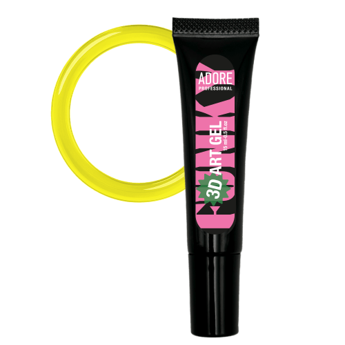 Adore Professional 3D Funky Art Gel #14- Lemon Glass