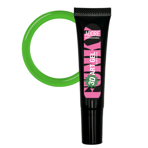 Adore Professional 3D Funky Art Gel #15- Lime Glass