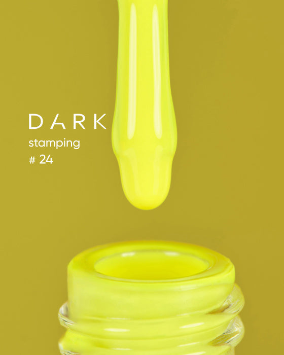 DARK Stamping Polish Lemon #24, 10ml