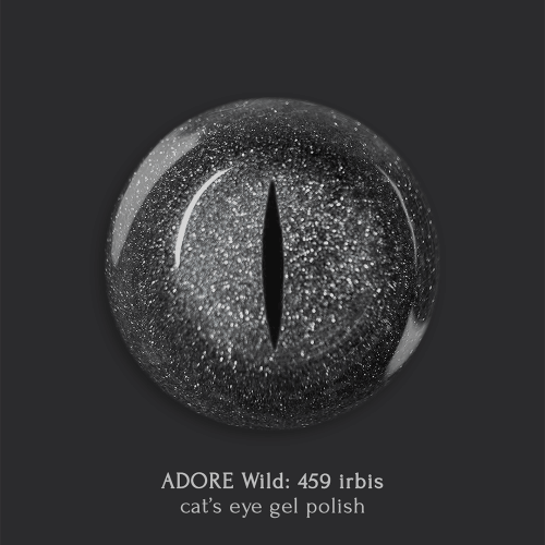 Adore Professional Wild Cat Eye Gel Polish - Platinum Silver Tints